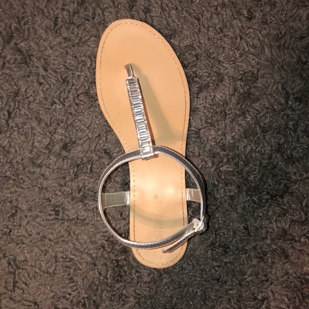 Silver sandals